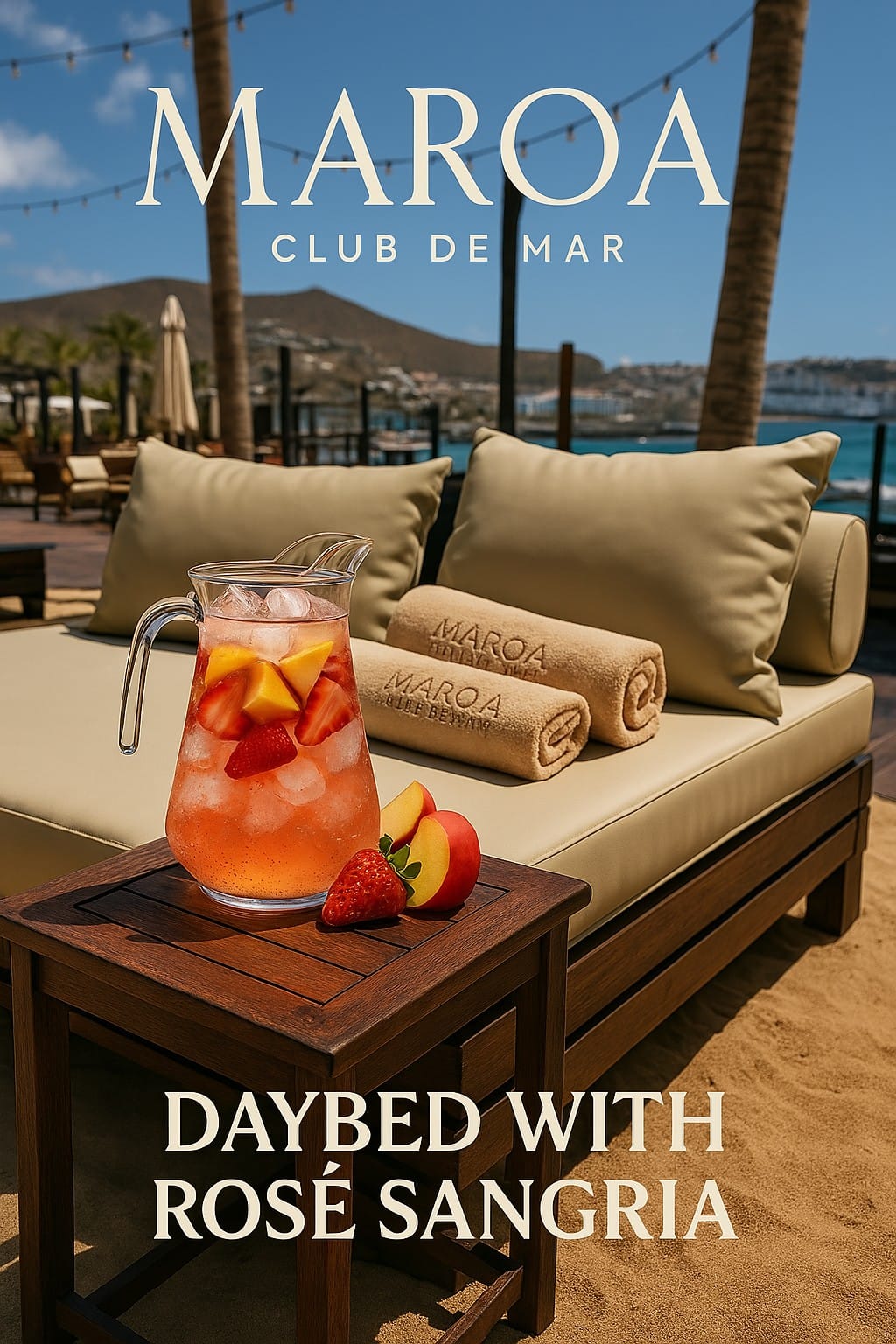 Daybed with Rosé Sangría 2 personas